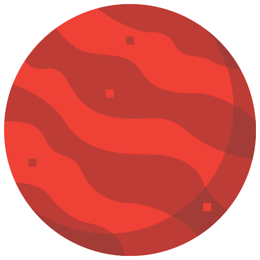 miniature de planete rouge